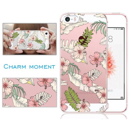  Eari iPhone 5/5s/SE Case for Girls TPU Anti Scratch Slim Ultra Protective Clear Case