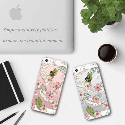  Eari iPhone 5/5s/SE Case for Girls TPU Anti Scratch Slim Ultra Protective Clear Case