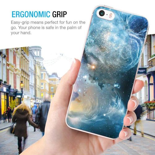  Eari iPhone 5/5s/SE Case for Girls TPU Anti Scratch Slim Ultra Protective Clear Case