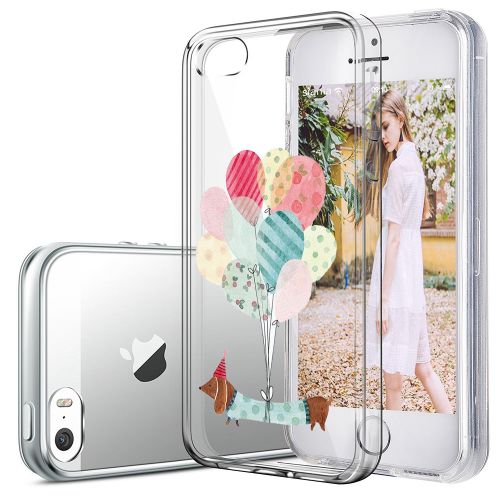  Eari iPhone 5/5s/SE Case for Girls TPU Anti Scratch Slim Ultra Protective Clear Case