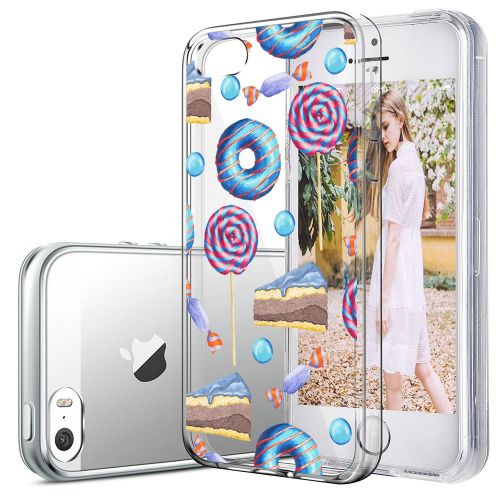  Eari iPhone 5/5s/SE Case for Girls TPU Anti Scratch Slim Ultra Protective Clear Case