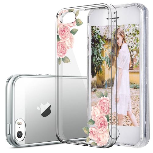  Eari iPhone 5/5s/SE Case for Girls TPU Anti Scratch Slim Ultra Protective Clear Case