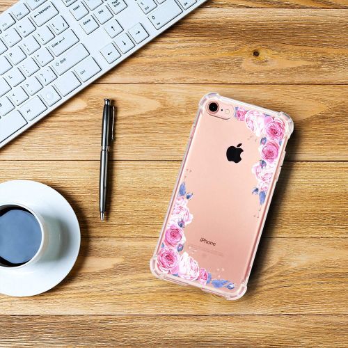  Eari iPhone 5/5s/SE Case for Girls TPU Anti Scratch Slim Ultra Protective Clear Case