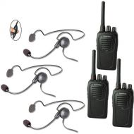 Eartec 3-User SC-1000 Two-Way Radio System with Cyber Inline PTT Headsets