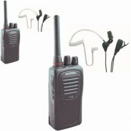 Eartec 2 x SC-1000 Radios with 2 x SST Headset Lapel Mics with Inline PTT