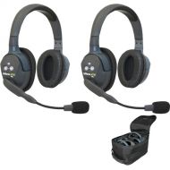 Eartec UltraLITE 2-Person Full-Duplex Wireless Intercom with 2 Dual-Ear Headsets (1.9 GHz, USA)