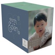 Earth+Eden Earth + Eden Baby Diapers, Size 1, 176 Count