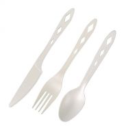 Earths Natural Alternative CompostableCutlery Sets (100 Count), White