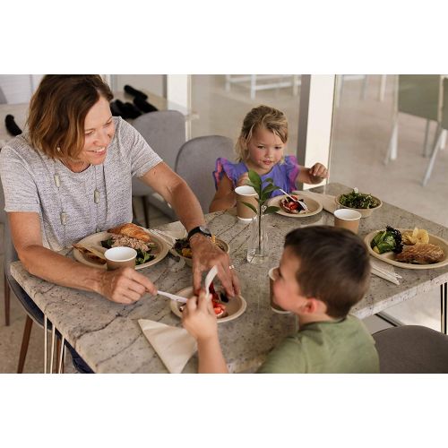  Earths Natural Alternative CompostableCutlery Sets (100 Count), White
