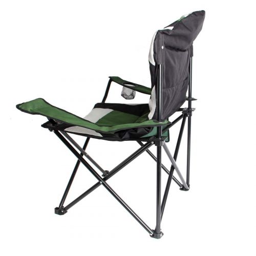  Earth AOTOMIO Folding Camping Chair Portable Outdoor Fishing Beach Chair with Cup Holder for Hunting and Hiking, Supports 280LBS.
