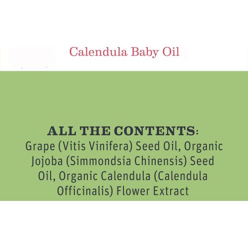  Earth Mama Calendula Baby Oil for Infant Massage 4-Fluid Ounce