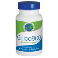 Earth Natural Supplements Natural Earth Supplements|Gluco800| Supports Healthy Blood Sugar Levels|Targets...