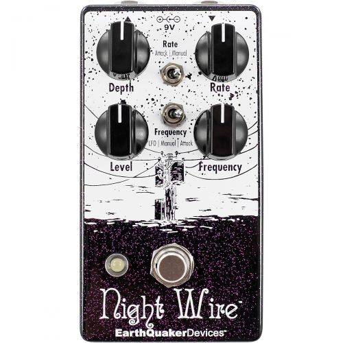  EarthQuaker Devices},description:The EarthQuaker Devices Night Wire is a feature-rich harmonic tremolo. What is harmonic tremolo? In short, the signal is split into high-pass and l