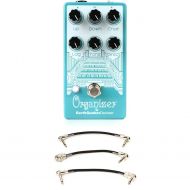 EarthQuaker Devices Organizer V2 Polyphonic Organ Emulator Pedal with Patch Cables