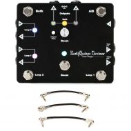 EarthQuaker Devices Swiss Things Pedalboard Reconciler with 3 Patch Cables