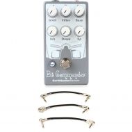 EarthQuaker Devices Bit Commander V2 Monophonic Analog Guitar Synthesizer Pedal with Patch Cables