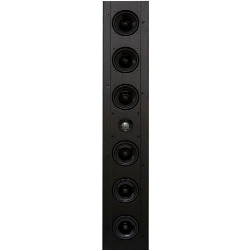  Earthquake Sound EWS-LA63 Edgeless Line Array in-Wall LCR Speaker (Black)