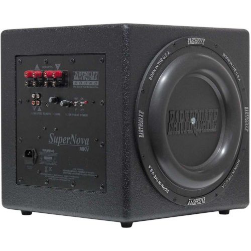  Earthquake Sound Supernova MKV-12 12-inch Powered Subwoofer (Piano Black, Single)