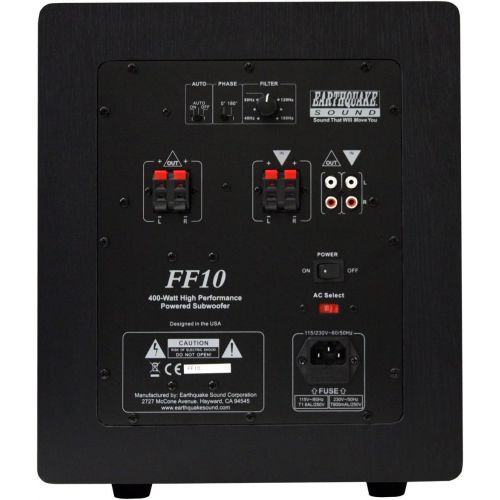  Earthquake Sound FF6.5 6.5-Inch Front Firing Subwoofer