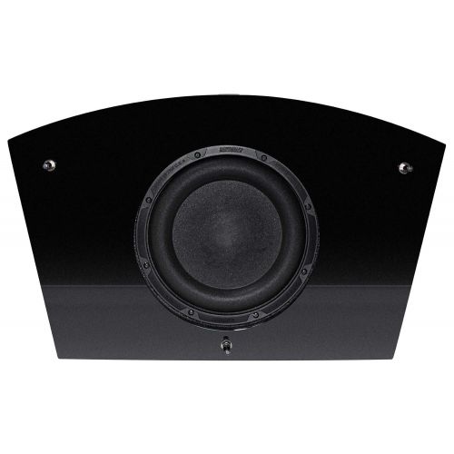  Earthquake Sound Titan Theia Curved Cabinet Center Channel Speaker, Single - Piano Black