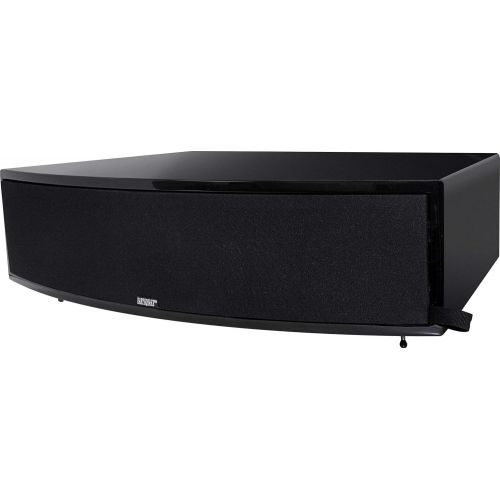  Earthquake Sound Titan Theia Curved Cabinet Center Channel Speaker, Single - Piano Black