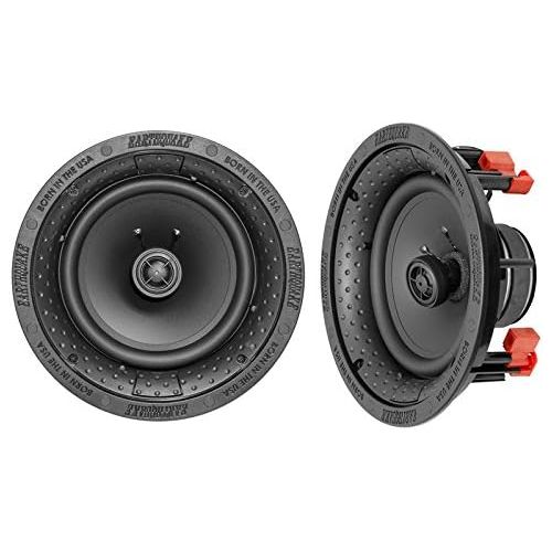  Earthquake Sound 2-Pairs R800 8 In Ceiling Speakers wMagnetic Paintable Grill