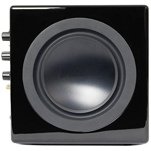  Earthquake Sound MiniMe-P63 Compact 6.5-inch Powered Subwoofer with Dual Passive Radiators, Piano Black