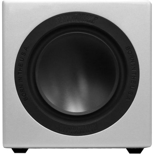  Earthquake Sound MiniMe-P63 Compact 6.5-inch Powered Subwoofer with Dual Passive Radiators, Piano Black