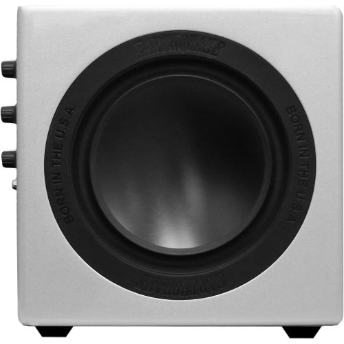  Earthquake Sound MiniMe-P63 Compact 6.5-inch Powered Subwoofer with Dual Passive Radiators, Piano Black