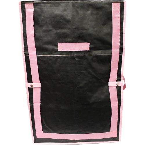  [아마존 핫딜] [아마존핫딜]EarthWise Earthwise Reusable Storage Bags Totes Extra Large Container Backpack Handles w/Zipper closure in Matte Black Great for Moving, Compatible with Ikea Frakta Carts (Set of 4) (Pink)