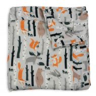 Earthy Organic Muslin Baby Toddler Blanket Swaddle 100% Organic Cotton (Athena - 1 Layer, 48 x 48)