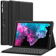 Earto Surface Huelle Tastatur 12.3 Zoll fuer Microsoft Surface Pro 6 (2018) / Surface Pro 5 (2017) /Surface Pro 4 12,3 Zoll Tablet - Case und Magnetisch abnehmbare kabellose Tastatur