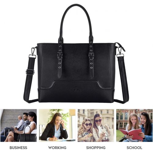  [아마존 핫딜]  [아마존핫딜]Laptop Tote Bag,15.6 Inch Laptop Bag for Women Durable Shoulder Bag Handbags with Thick Shockproof Compartment for Business by EaseGave