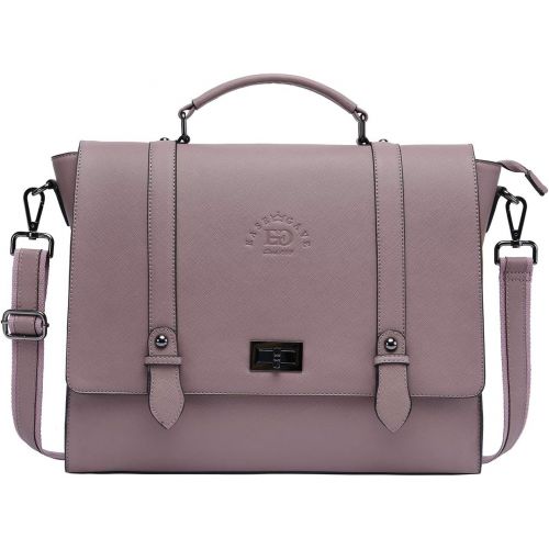  [아마존베스트]EaseGave Laptop Briefcase for Women,17 Inch Work Bag Laptop Messenger Bag Spacious Computer Bags for Work Business Travel,purple-17Inch