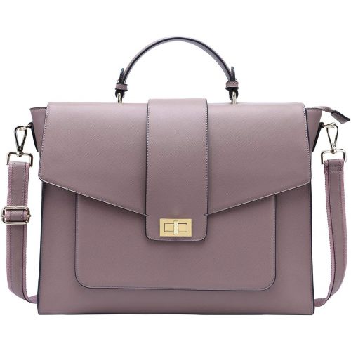  [아마존베스트]EaseGave 17 Inch Messenger Bag for Women,Professional Briefacse Work Bag Spacious Computer Bags for Work Business Travel,purple-17Inch