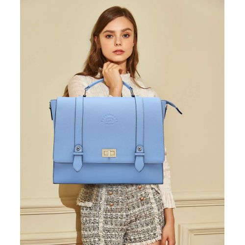  [아마존베스트]EaseGave 15.6-Inch Laptop-Briefcase-for-Women,Work-Bags Unique Laptop Messenger Bag Satchel-Bag Laptop-Computer Bag with Professional Padded Compartment for Tablet Notebook Ultrabook-Baby B