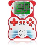 [아마존베스트]Easegmer Kids Handheld Games Console, PD-250 Cute Panda Design 2.6 Inch Built-in 220 Games Retro Video Game Console 12 Bit Game Player with Portable Gaming System for Children (Red