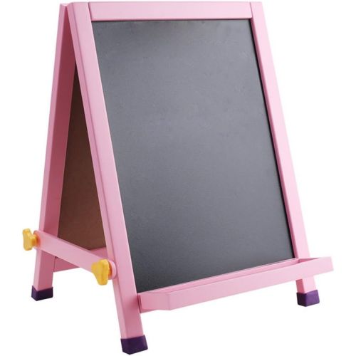  Easel Childrens drawing board  solid wood easel  double-sided magnetic blackboard  home drawing tablet ( Size : 4046cm )