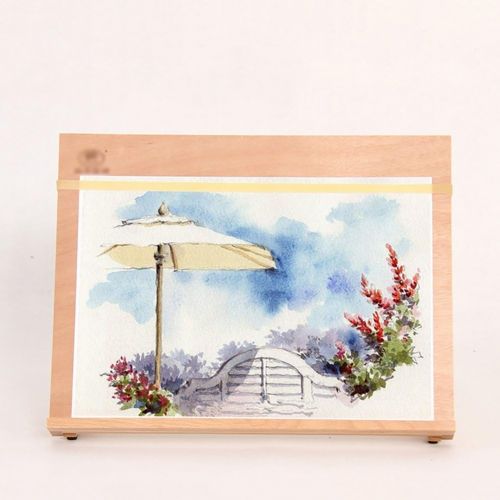  Easels Table Top Small Angle Adjustable Sketching Drawing Watercolor Sketchpad Collapsible Desktop Bracket Multifunction Painting Clip (Size : 4736cm)