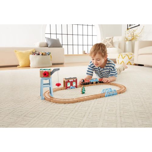  East Coast Bargain and ships from Amazon Fulfillment. Fisher-Price Thomas & Friends Wood, Snowy Rails Set