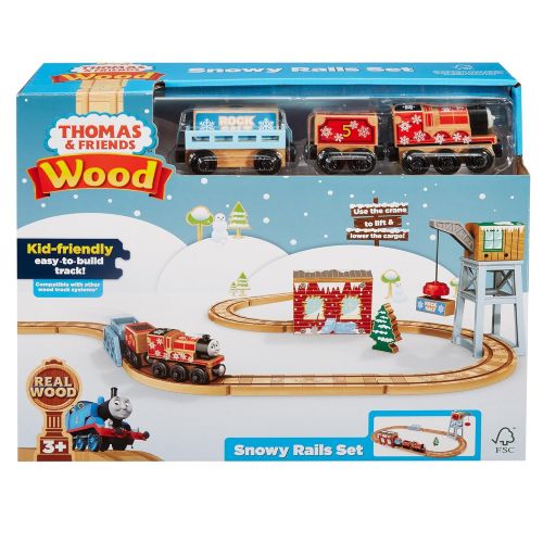  East Coast Bargain and ships from Amazon Fulfillment. Fisher-Price Thomas & Friends Wood, Snowy Rails Set