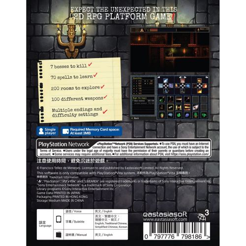  By      EastAsiaSoft Unepic Limited Edition - Playstation Vita