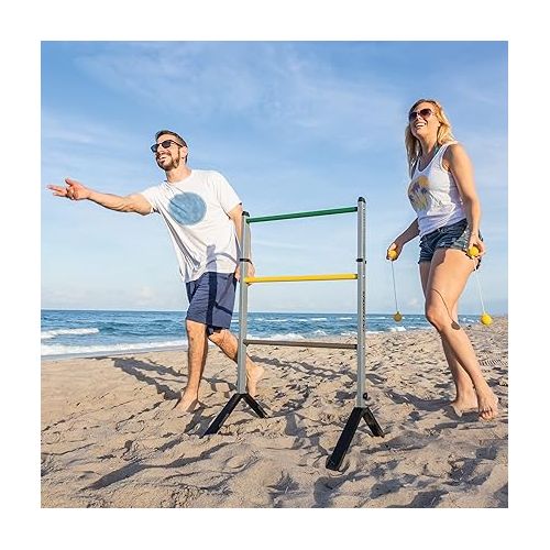  EastPoint Sports Go! Gater Premium Steel Ladderball Set - Features Sturdy Steel Material, Built-in Scoring System, Complete with All Accessories