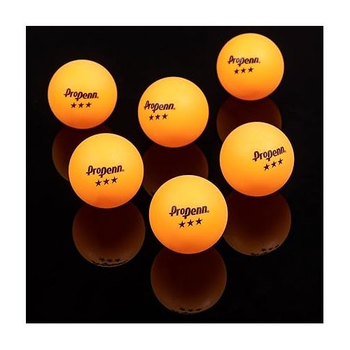 EastPoint Sports Penn Competition Grade 3-Star Table Tennis Balls - 40mm - 6 Pack