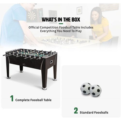  [아마존베스트]EastPoint Sports Official Competition Size Foosball Table for Multiplayer Indoor Play - Includes Two Foosballs