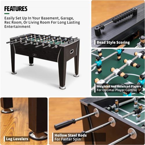  [아마존베스트]EastPoint Sports Official Competition Size Foosball Table for Multiplayer Indoor Play - Includes Two Foosballs