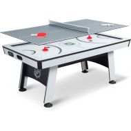 EastPoint Sports EastPoint Multi-Game Tables, Play 2-in-1 Air Hockey Table with Table Tennis Top - Perfect for Family Game Room, Adult rec Room, basements, Man cave, or Garage