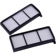 Eastar 2PCS Replacement Filter Fit for Shark Ion Robot Vacuum RV700 RV720 RV750 RV P7Y8 Plastic Paper 14.1x5.6cm