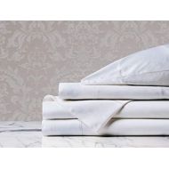 Eastern Accents Tradita Luxury Egyptian Cotton Sheet Set, Queen, White