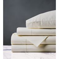Eastern Accents Muir Luxury Egyptian Cotton Sheet Set Queen Ivory